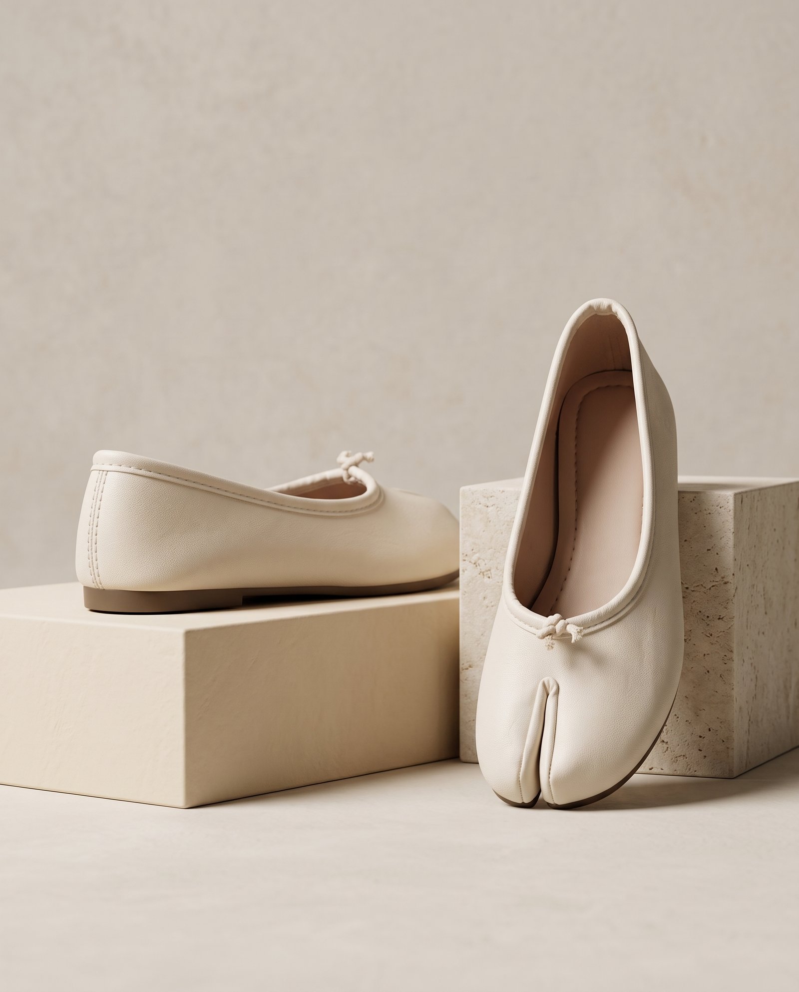 Ballerines Tabi écrues - Bout fendu – Image 9
